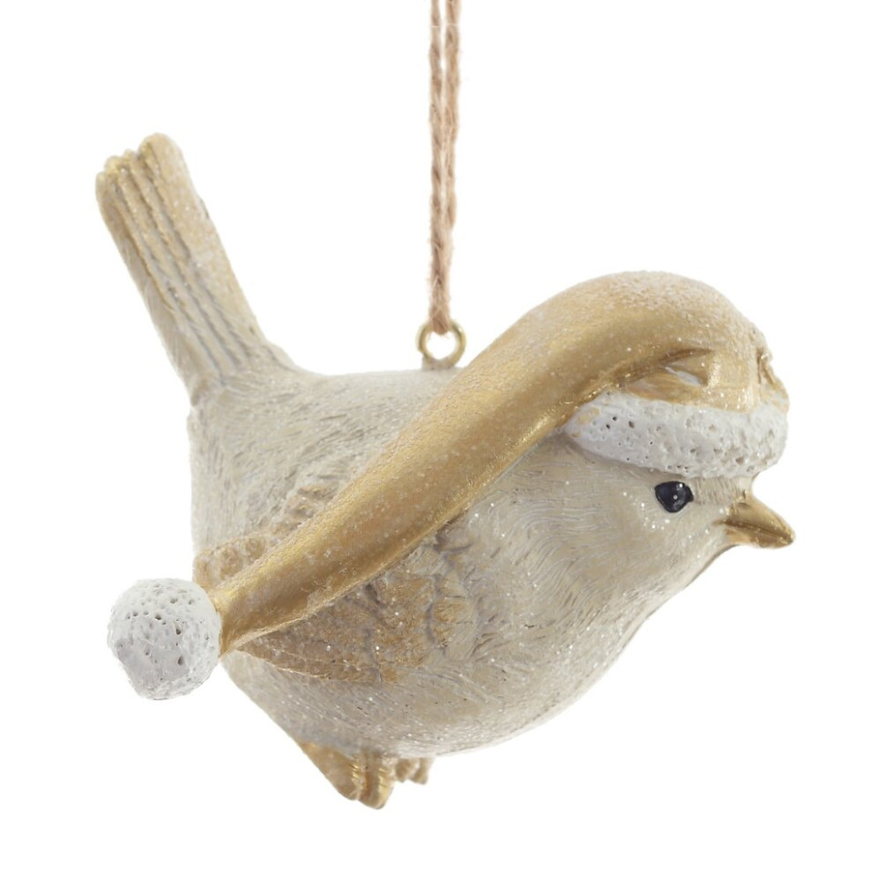 Фигурка декоративная подвесная "Птичка",   L6,5 W3,5 H6 см, 2в.