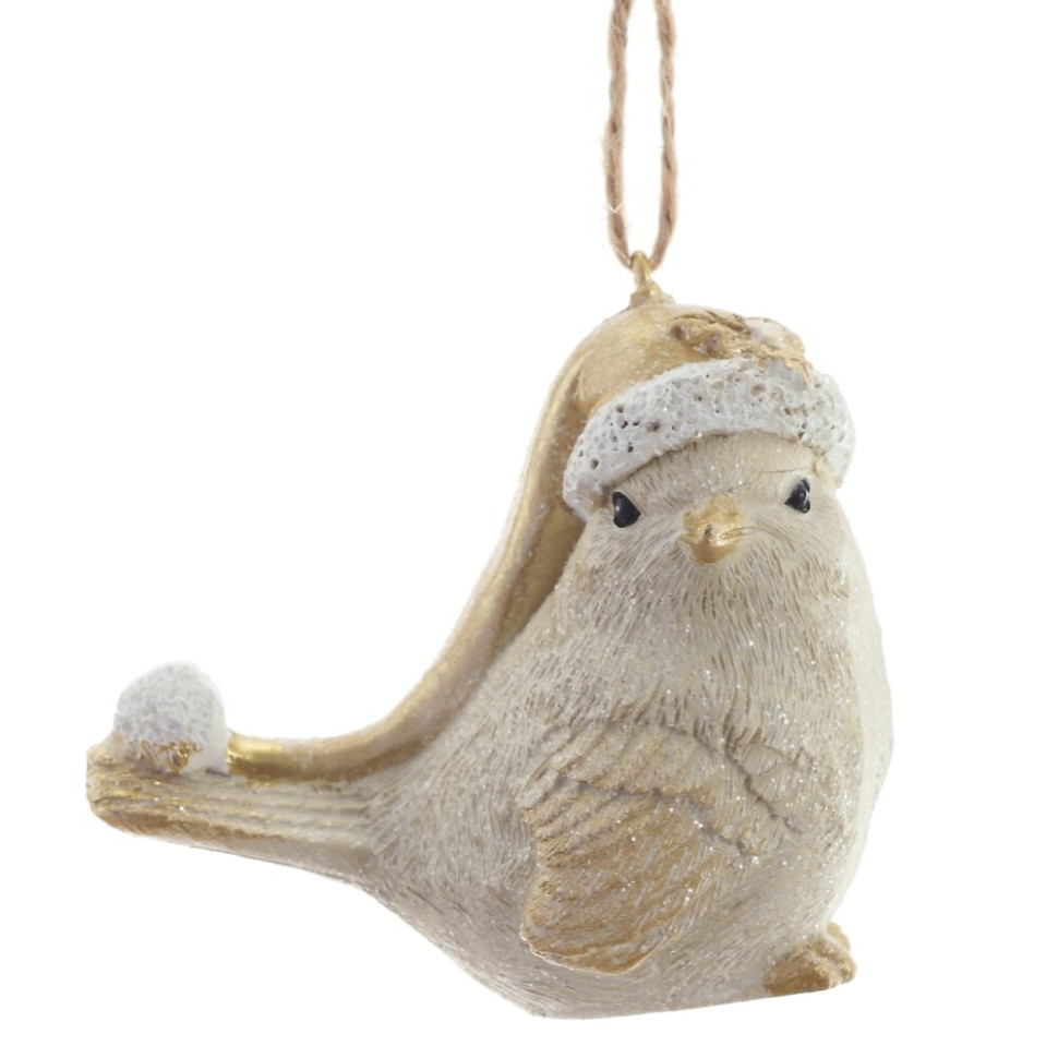 Фигурка декоративная подвесная "Птичка",   L6,5 W3,5 H6 см, 2в.