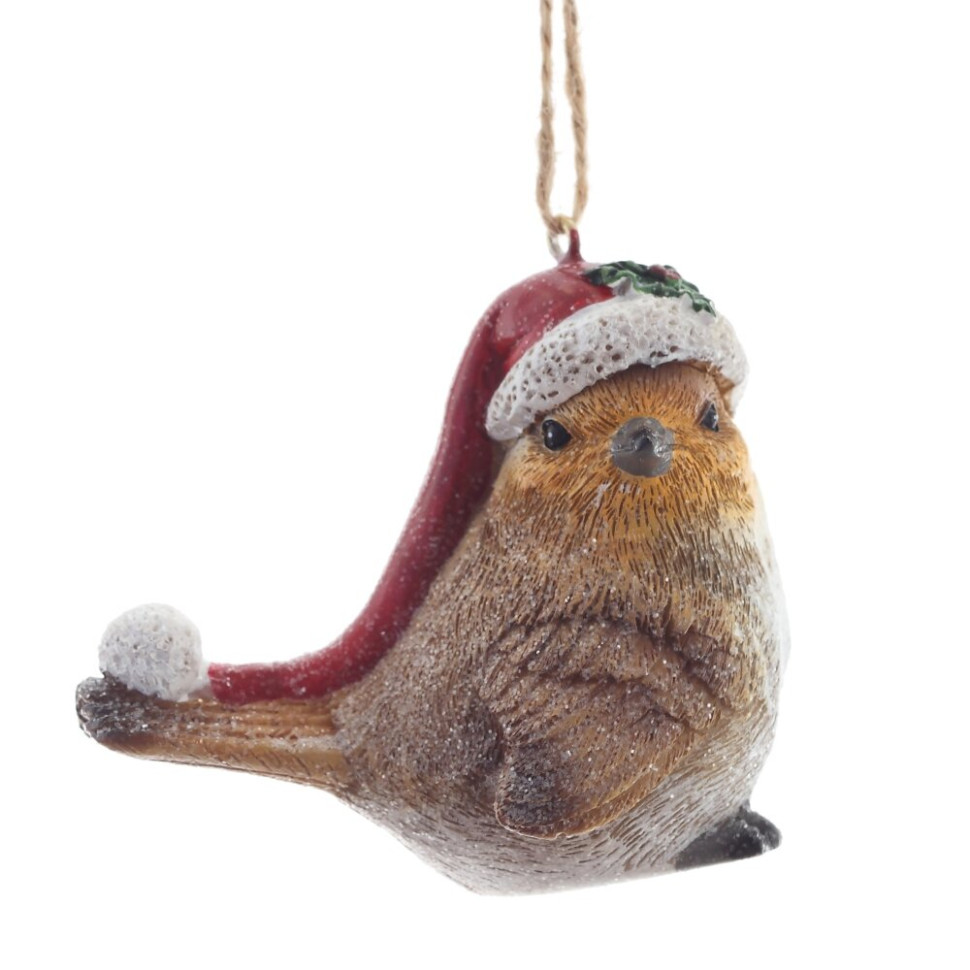 Фигурка декоративная подвесная "Птичка",   L6,5 W3,5 H6 см, 2в.