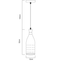 Подвесной светильник Lucido A4082SP-1SS Arte Lamp
