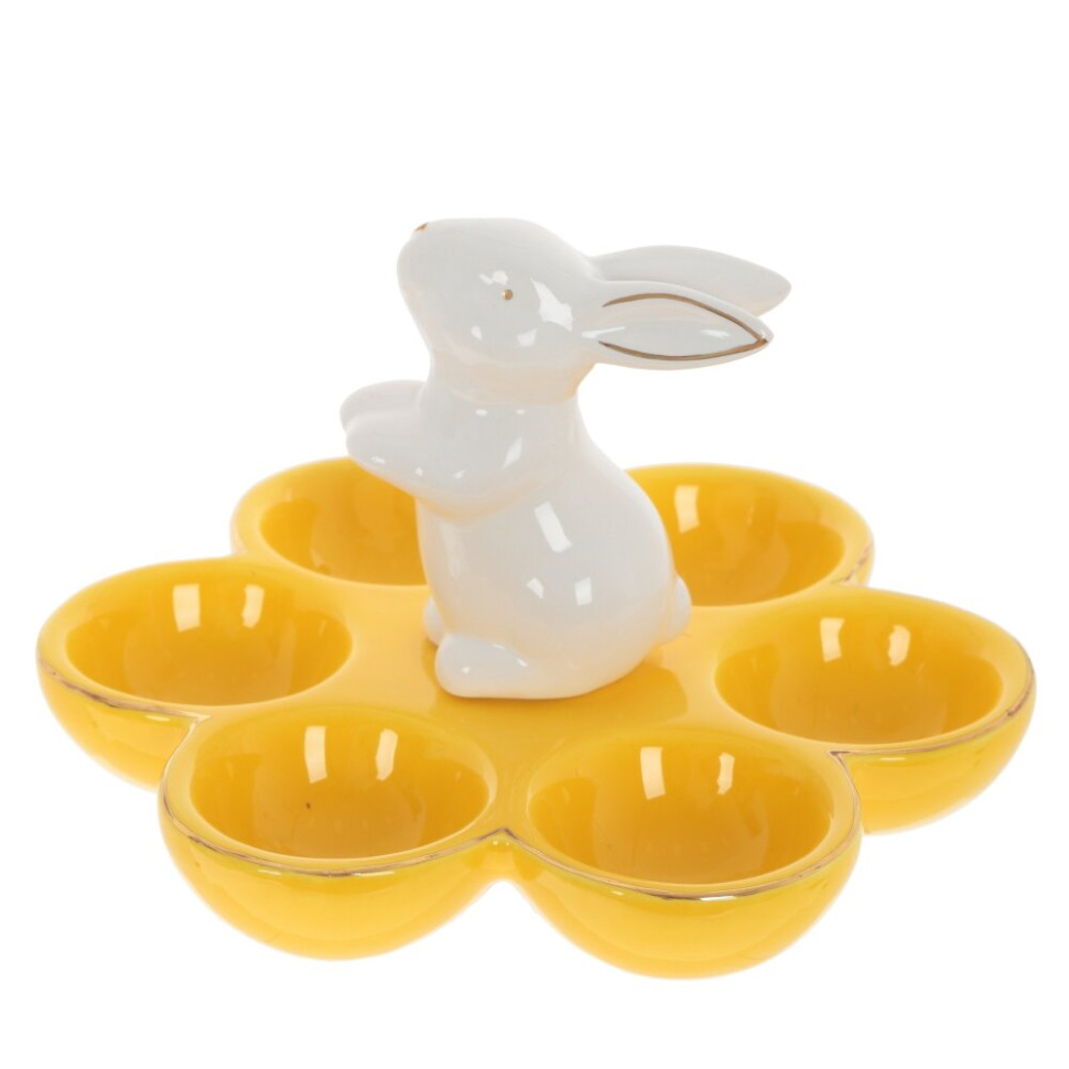 Тарелка для 6-ти яиц, L16 W16 H10 см