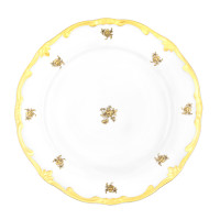 Набор тарелок 24см.6шт."Роза золотая"