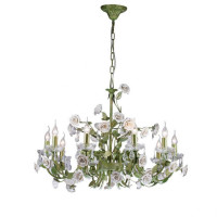 Подвесная люстра Lucia Tucci Fiori Di Rose 1770.10 Подвесная люстра Lucia Tucci Fiori Di Rose 1770.10