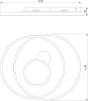 Потолочный светильник Caroline 90256/1 белый Eurosvet