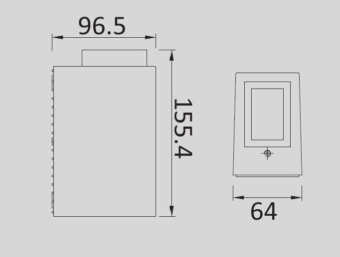 Архитектурная подсветка TUBE LED W1862-B2 Gr Oasis Light