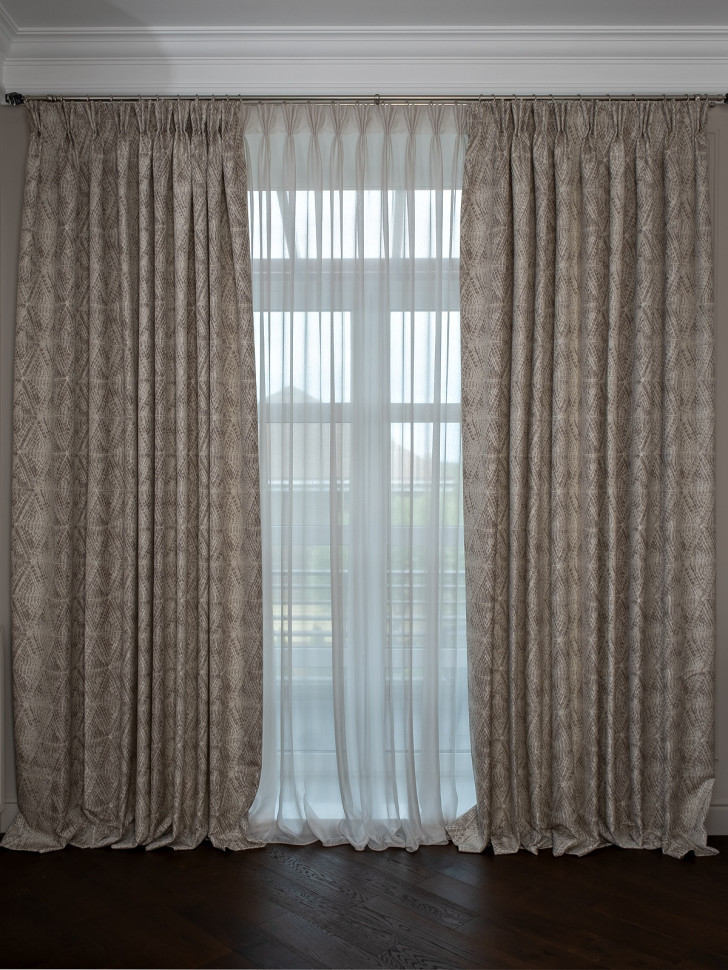 Портьера Serpente 300х260см золотая