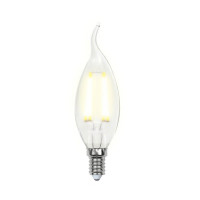 Лампочка светодиодная  LED-CW35-5W/WW/E14/CL/DIM GLA01TR картон Uniel