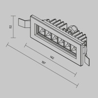 Встраиваемый светильник уличный Ghost O488DL-L6GF3K Maytoni Встраиваемый светильник уличный Ghost O488DL-L6GF3K Maytoni