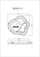 Потолочный светильник Cloud MR9020-CL MyFar Потолочный светильник Cloud MR9020-CL MyFar