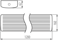 Линейный светильник MEBA 33891 Kanlux