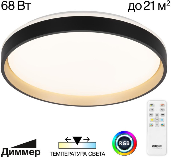 Потолочный светильник Enzo CL753451G Citilux