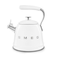 Чайник со свистком 2,3л."Smeg" белый