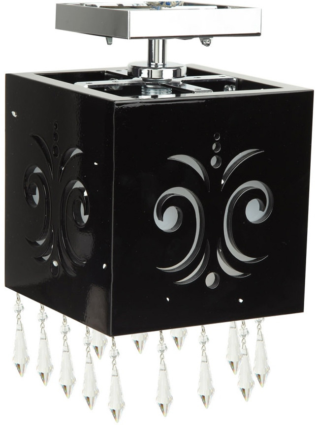 Потолочный светильник Luxury D042/P1 01 V1607 nero MM Lampadari