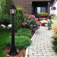 Наземный фонарь  00867-0.7-001SL 0.8M BK Reluce