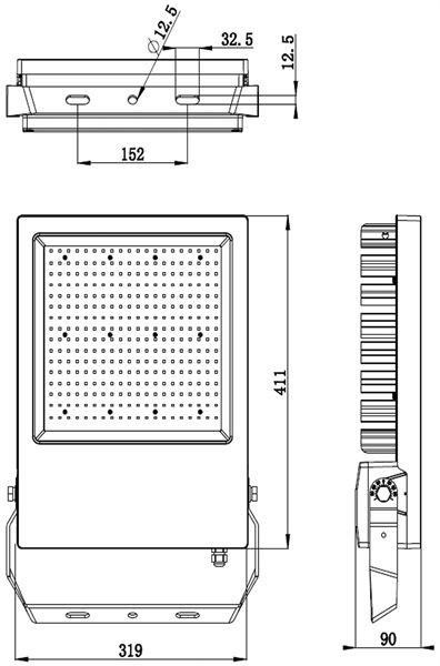 Прожектор уличный Atik 732102 Deko-Light