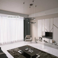 Подвесная люстра Crystal Lux FORTUNA SP123W LED D600+800 GOLD