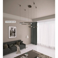 Подвесная люстра Crystal Lux FORTUNA SP123W LED D600+800 GOLD