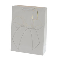 Пакет подарочный L (бумага 210г/м2, блок 12шт), L31 W12 H42 см, 4в.