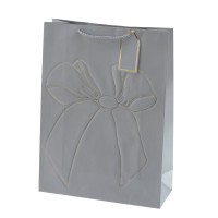 Пакет подарочный L (бумага 210г/м2, блок 12шт), L31 W12 H42 см, 4в.