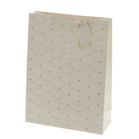 Пакет подарочный L (бумага 210г/м2, блок 12шт), L31 W12 H42 см, 4в.