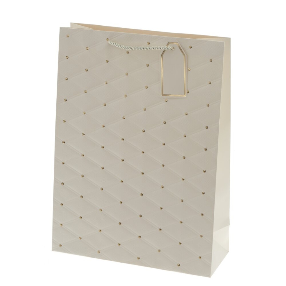 Пакет подарочный L (бумага 210г/м2, блок 12шт), L31 W12 H42 см, 4в.