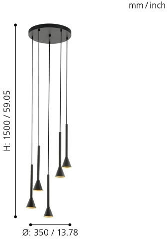 Подвесной светильник Cortaderas 97606 Eglo