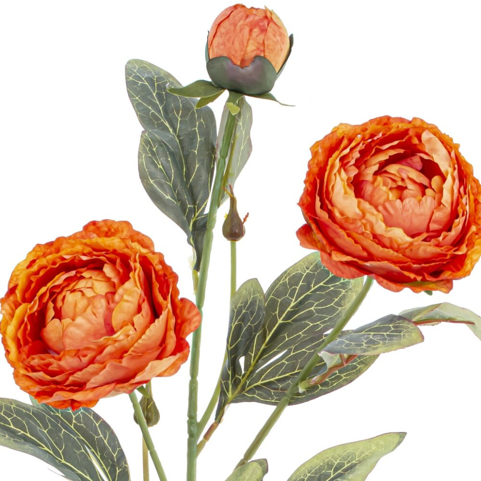 Цветок искусственный "Пион", L13 W13 H69 см