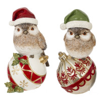 Фигурка декоративная "Птичка", L10 W10 H20 см, 2в.