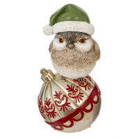 Фигурка декоративная "Птичка", L10 W10 H20 см, 2в.