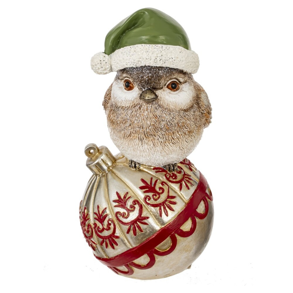 Фигурка декоративная "Птичка", L10 W10 H20 см, 2в.