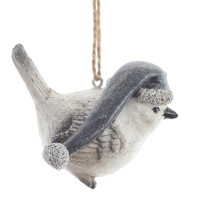 Фигурка декоративная подвесная "Птичка",   L7 W4,5 H4,5 см, 2в.