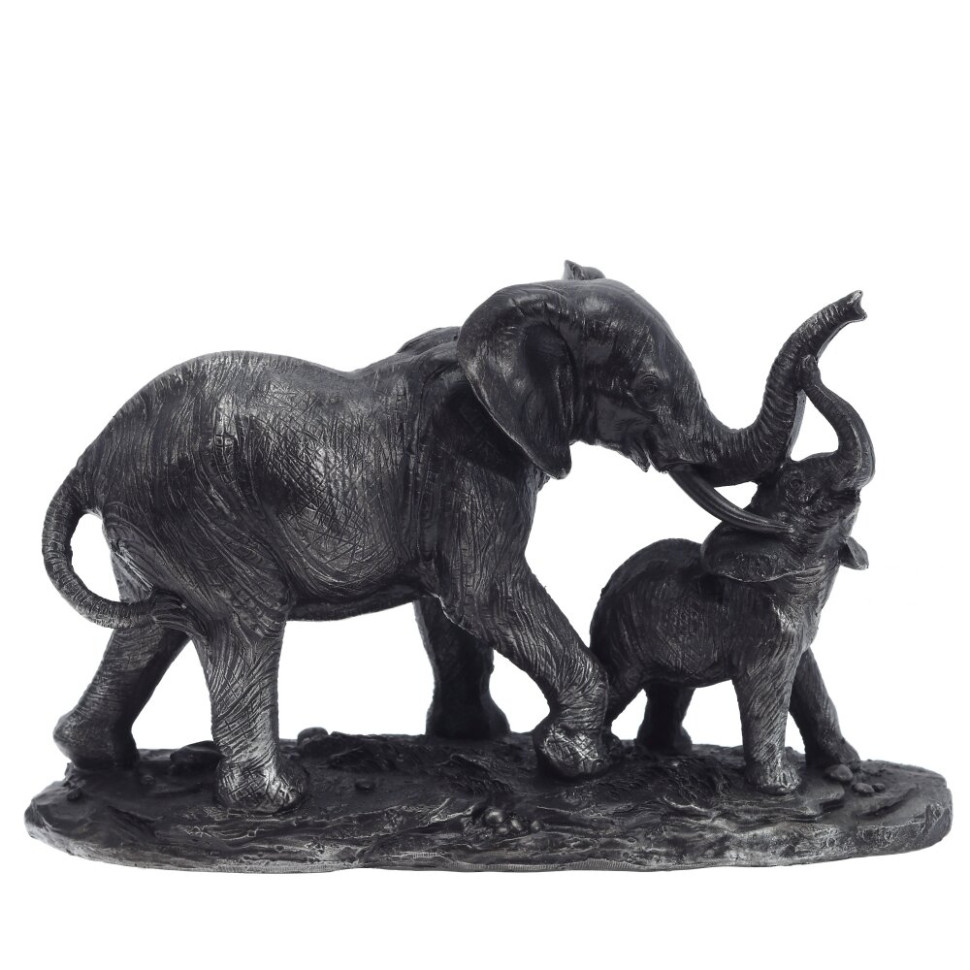 Фигурка декоративная "Слоны", L21 W7 H13 см