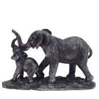 Фигурка декоративная "Слоны", L21 W7 H13 см