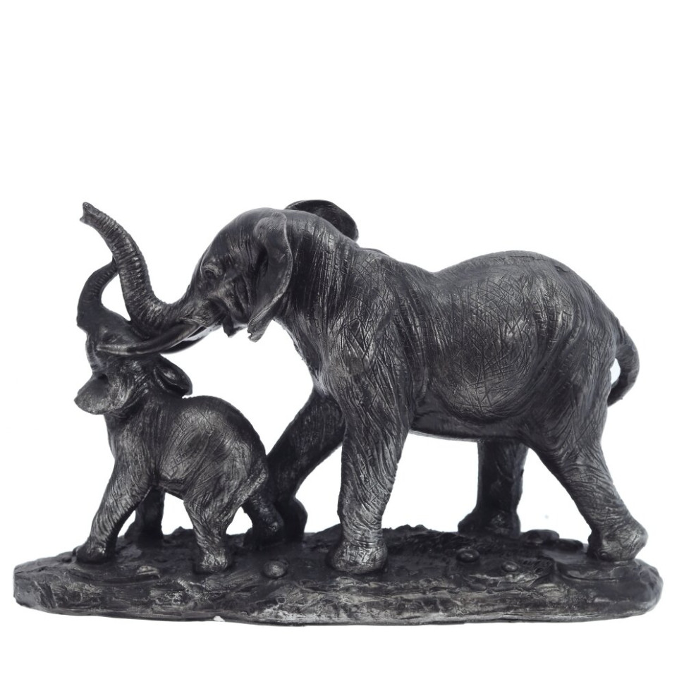 Фигурка декоративная "Слоны", L21 W7 H13 см