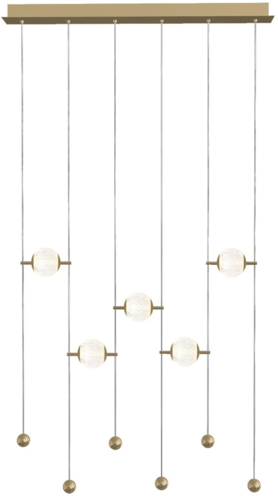 Подвесной светильник MD24083005 MD22001013-5AY-001 gold DeLight Collection