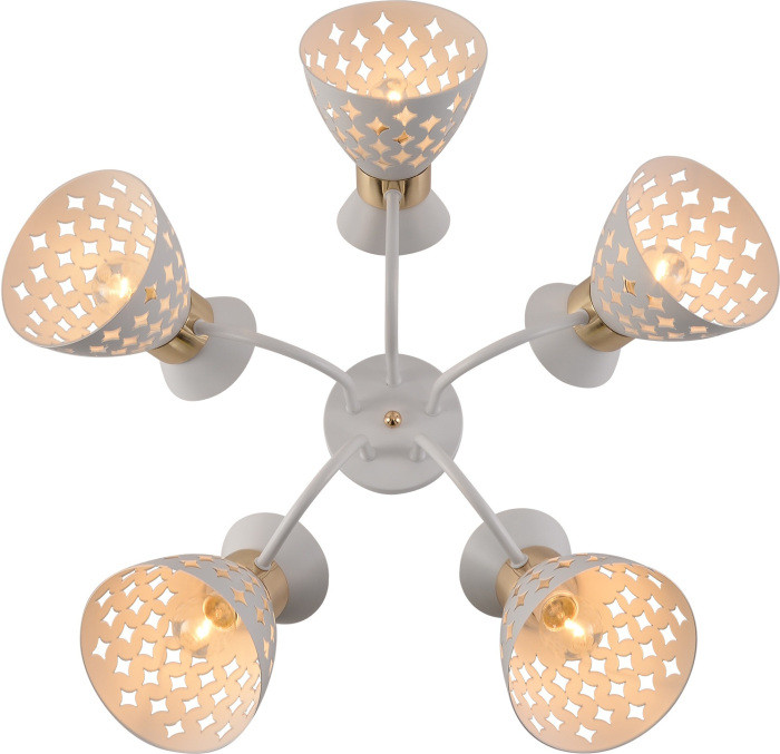 Потолочная люстра  01579-3.3-05 WH+FGD Reluce