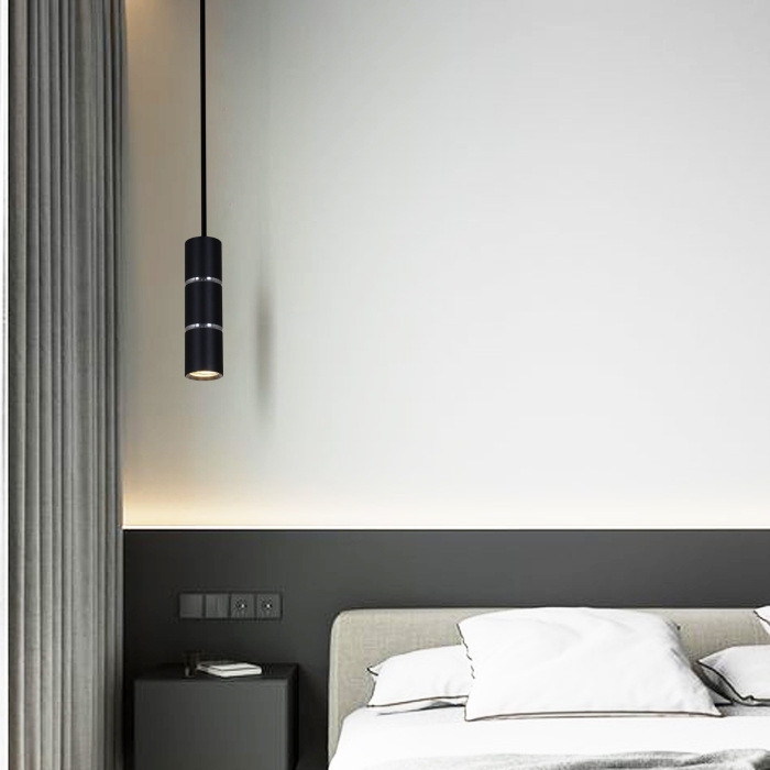 Подвесной светильник  16005-0.9-001IL GU10 BK Reluce