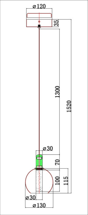 Подвесной светильник Valley A1023SP-1CC Arte Lamp