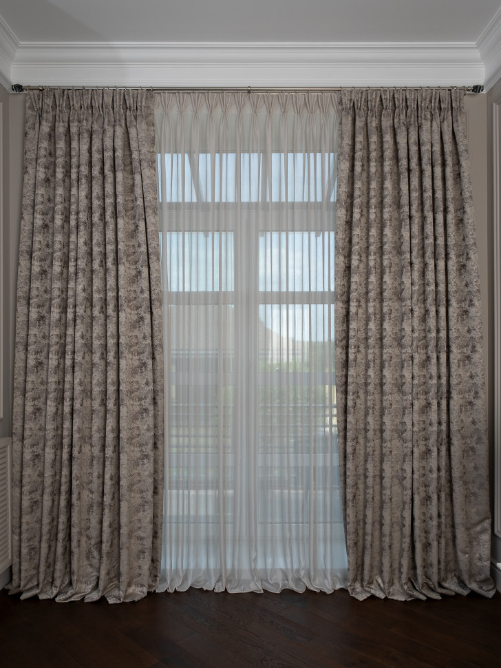 Тюль SERIK 275х320см бежевый