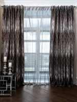 Тюль ROMA 275х320см серый Тюль ROMA 275х320см серый