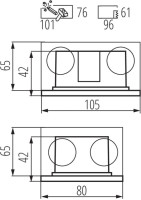 Подсветка для лестниц и ступеней GLASI 33693 Kanlux