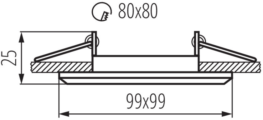 Точечный светильник ALREN 26757 Kanlux
