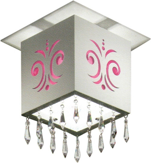 Потолочный светильник Luxury D042/P1 02 V1607 rosso MM Lampadari