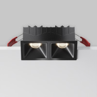 Точечный светильник Alfa LED DL043-02-10W4K-SQ-B-1 Maytoni Точечный светильник Alfa LED DL043-02-10W4K-SQ-B-1 Maytoni