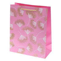 Пакет подарочный M (бумага 210г/м2, блок 12шт), L26 W12 H32 см, 4в.