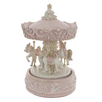 Фигурка декоративная "Карусель" (муз, движ), L11 W11 H18 см, 2в.