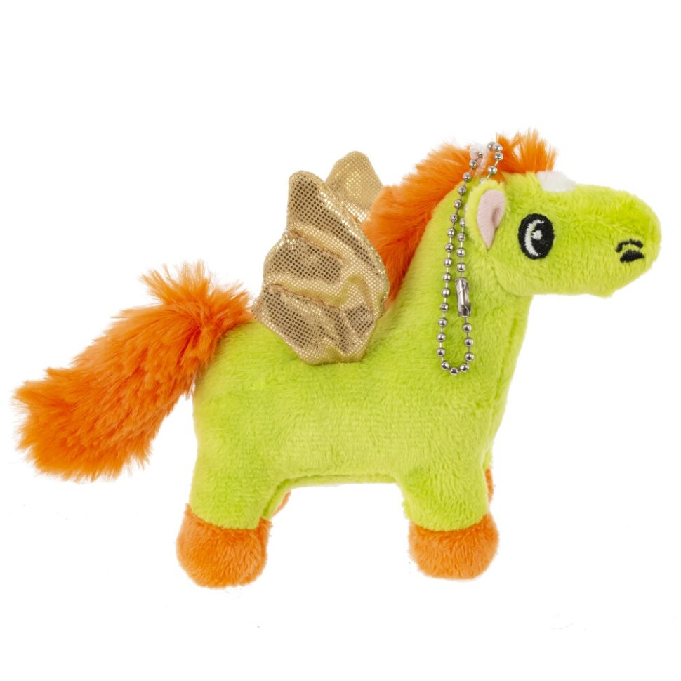 Игрушка набивная "Лошадка", с цепочкой, L14 W6 H10 см, 4в.