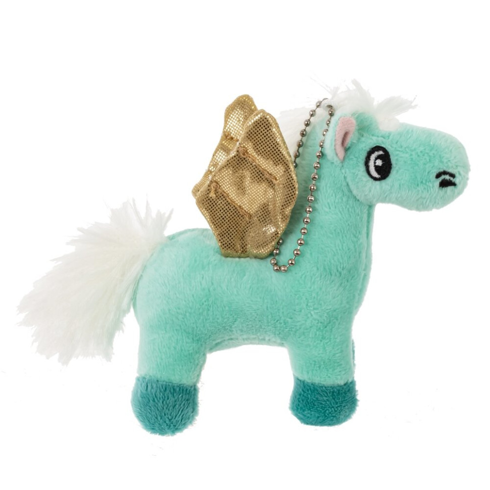 Игрушка набивная "Лошадка", с цепочкой, L14 W6 H10 см, 4в.