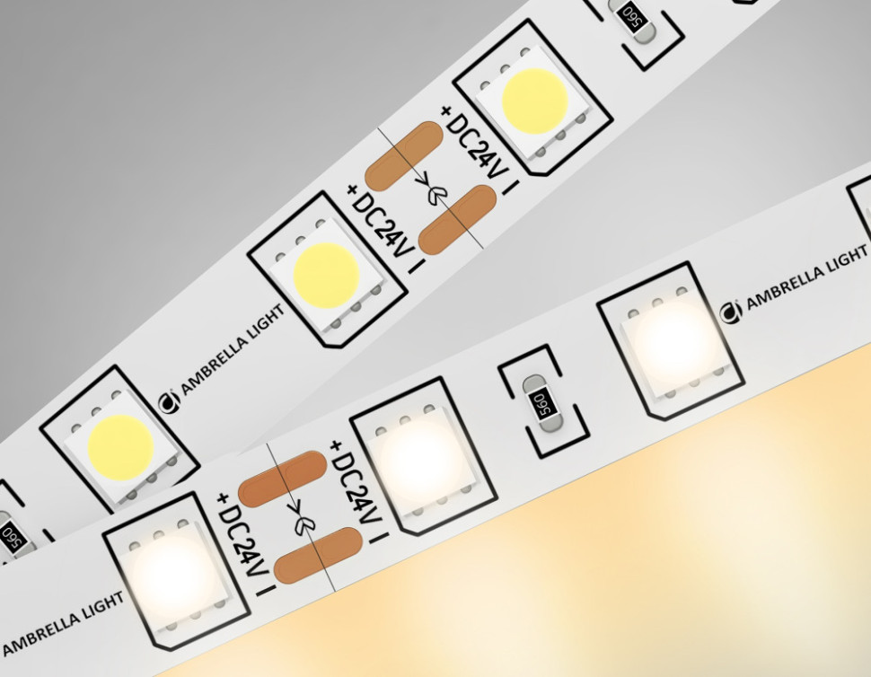 Светодиодная лента Illumination Led Strip 24V GS4001 Ambrella