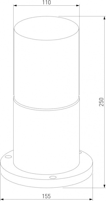 Наземный светильник Roil 35125/S Elektrostandard